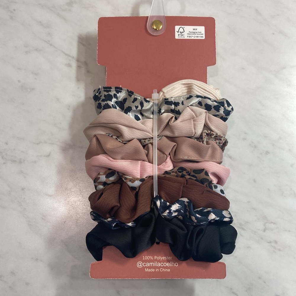 Camila Coelho Scrunchies Set of 10 NEW - Picture 4 of 4